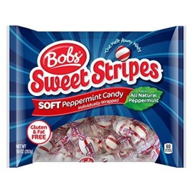 Bobs Red & White Sweet Stripes Peppermint Soft Mint Candy, 10 Ounces
