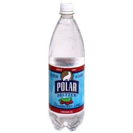Polar Seltzer Cranberry Lime 1 Liter 12 Pack