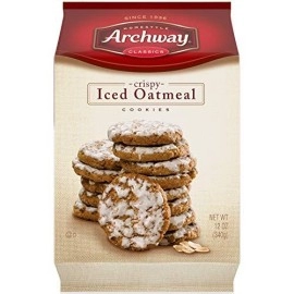 Archway Homestyle cookies crispy Bites Iced Oatmeal