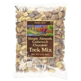 Trader Joes Simply Almonds, Cashews & Chocolate Trek Mix