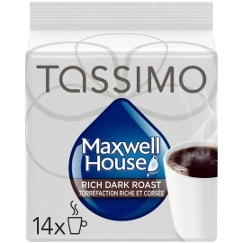 Tassimo Maxwell House Dark Roast - custom Roasts collection - 14 T Discs