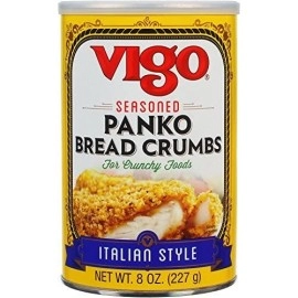 Vigo Italian Style Seasoned Bread Crumbs, with Imported Roman Cheese (Italian Style, 8 Ounce (Pack of 1))