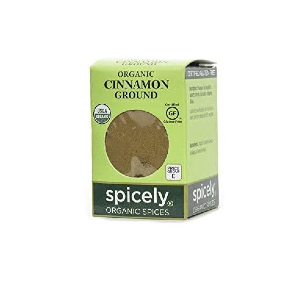 Spicely, Cinnamon Ground Organic, 0.45 Ounce