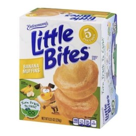 Entenmanns Little Bites Banana Muffin Pouches - 5 Ct