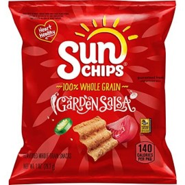 SunChips Garden Salsa Flavored Multigrain Snacks, 1 Ounce (Pack of 104)