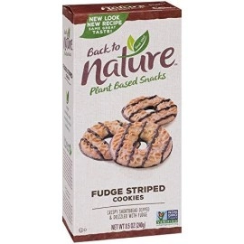 Back to Nature cookies, Non-gMO Fudge Striped Shortbread, 85 Ounce