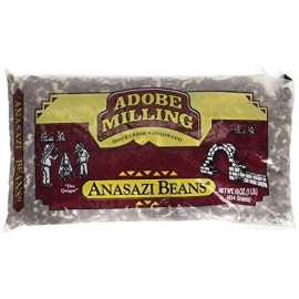 Adobe Milling Dried Anasazi Beans 16oz Bag (Pack of 6)