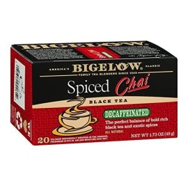 Bigelow Tea Decaf Chai Spiced 20 Bags (Pack of 12)