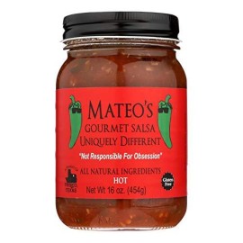 Mateos Gourmet Salsa Hot 16 Oz