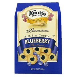 Knotts Berry Farm Shortbread Cookies (Blueberry, 20-Ounce Box)