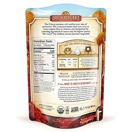 Organic Pancake and Waffle Mix, Classic Recipe by Birch Benders, Whole Grain, Non-GMO, Just Add Water, 16oz (Packaging may vary)