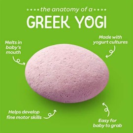 Happy Baby Organics Greek Yogis Freeze Dried Yogurt & Fruit Snacks, Blueberry & Purple Carrot, Packaging May Vary, 1 Oz