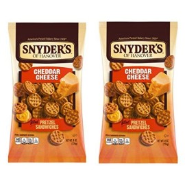 Snyders of Hanover Pretzel Sandwiches - Cheddar Cheese - 8 oz - 2 Pack