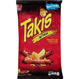 Barcel, Takis, Nitro, Rolled Tortilla Snacks, 9.9Oz Bag (Pack Of 3)