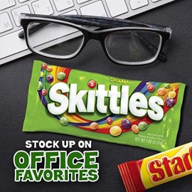 Skittles & Starburst Full Size Variety Mix For Christmas Candy Gifts & Stocking Stuffers, 30 Count