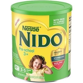 Nestle Nido 3+ Powdered Milk Beverage 1.76 Lb Canister