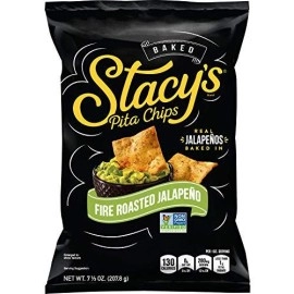 Stacys Fire Roasted Jalapeno Pita Chips, 7.33 Oz