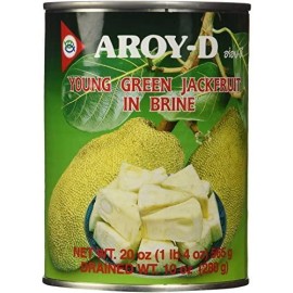 Aroy-D Young Green Jackfruit in Brine, 20 Ounce (Pack of 6)