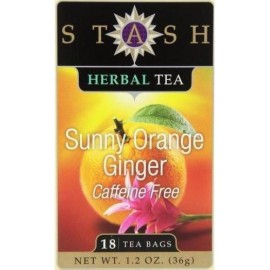 Stash Herbal Tea Sunny Orange Ginger (Pack of 6 Boxes)