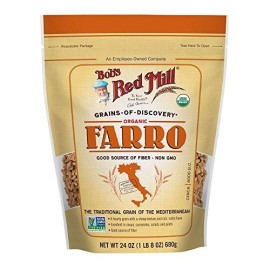 Bobs Red Mill Organic Farro Grain, 24 Ounce (Pack of 4)