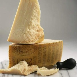 Parmigiano Reggiano Cheese 24 Month Top Grade 2 Pound Club Cut, 32 Ounce