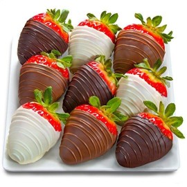 Golden State Fruit 9 Piece Chocolate Covered Strawberries, Berry Bites