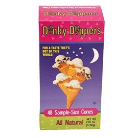 Dinky Dippers Miniature Ice Cream Cones Mini Child-Size 48Ct, 1.95 Ounce