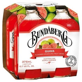 Bundaberg Sparkling Fruit Drink, Guava, 127 Fl Oz, 4 Count