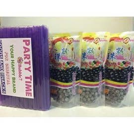 3 Packs of BOBA (Black) Tapioca Pearl 