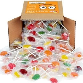 Lollipops - Classic Lollipops - Candy Suckers - Assorted Flavors - Bulk Candy - 2.5 LB