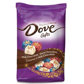 DOVE Candy Gifts Silky Smooth Chocolate Promises Variety Mix Christmas Candy, 24 oz
