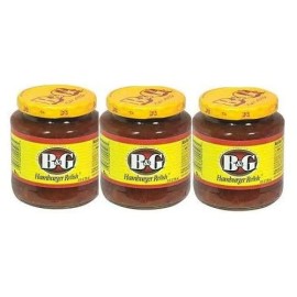 B&G Red Hamburger Relish 10Fl.Oz (3Pk)