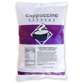 Cappuccino Supreme Coconut Natilla 2 lb bag Instant Cappuccino Mix