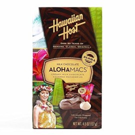Hawaiian Host Milk Chocolate Alohamacs 4.5 Oz Each (1 Item Per Order, Not Per Case)