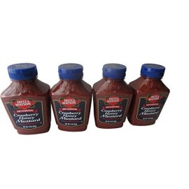 Dietz & Watson Deli Complements Cranberry Honey Mustard (4 Bottles)