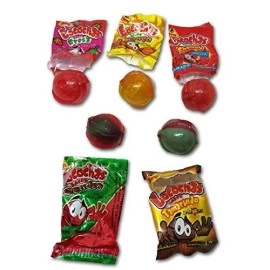 Authentic Imported Mexican - Beny Locochas Mix 60Ct. Mexican Candy: Beny Locochas Mix. : Real Spicy Candies! Locochas Mix, With 1 Rockaleta Chili Layers With Gum Center