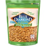 Blue Diamond Almonds Whole Natural Raw Snack Nuts, 40 Oz Resealable Bag (Pack of 1)