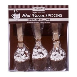 Hot Chocolate Maker Spoon With Mini Marshmallow 3 Spoons Per Set
