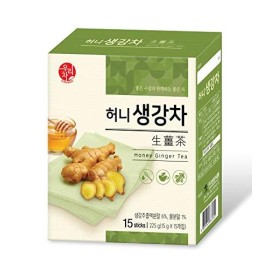 Honey ginger Tea 15g x 15 Tea Sticks (1 Pack)
