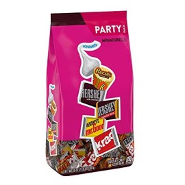 Hershey Assorted Chocolate Miniatures Candy, Holiday, 35 oz Bag (Aprrox. 142 Pieces)