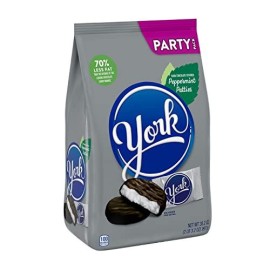 YORK Dark Chocolate Peppermint Patties Candy, Holiday, 35.2 oz Bulk Party Bag