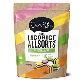 Darrell Lea Allsorts Soft Australian Made Licorice 7oz Bag - NON-GMO, Palm Oil Free, NO HFCS | Made in Small Batches with Ethically-Sourced, Quality Ingredients
