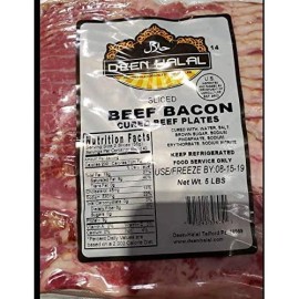 Deen Halal Sliced Beef Bacon 5Lb
