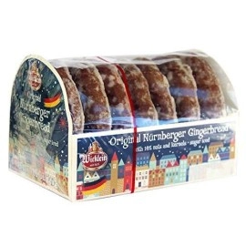 Wicklein Original Narnberger Gingerbread, Fine Oblaten Glazed Lebkuchen, German Cookies, 200G