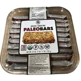 Organic Grain Free PALEO BARS (20 Bars)