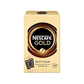 1 Pack Nescafe gold Rich & Smooth Instant coffee from Malaysia (20 sticks x 2g)
