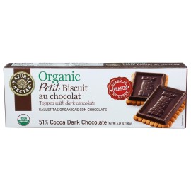 NATURAL NEcTAR Organic Dark chocolate Biscuits, 529 OZ