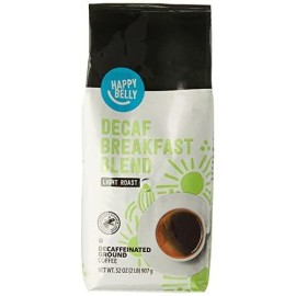 Brand - Happy Belly Decaf Breakfast Blend ground coffee, Light Roast, 32 Ounce
