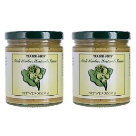 Trader Joes Aioli garlic Mustard Sauce Bundle (2 Pack)-SET OF 3