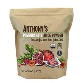 Anthonys Organic Pomegranate Juice Powder, 8 oz, gluten Free, Non gMO, Vegan